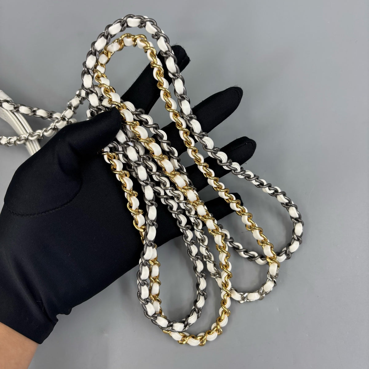 Chanel - Gabrielle Small - Leather - White - (Small)