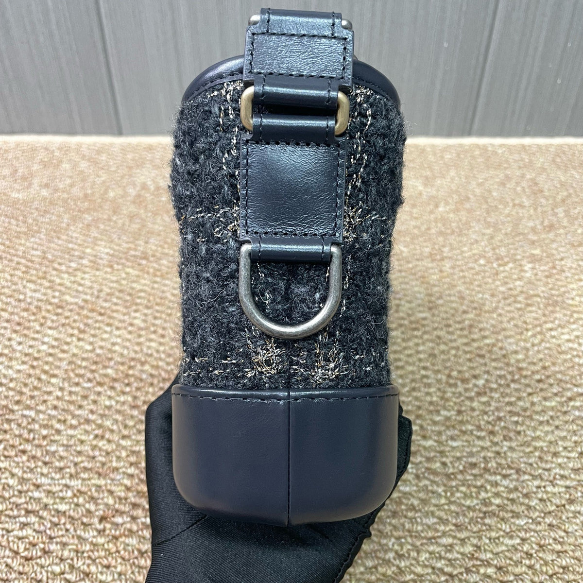 Chanel - Gabrielle Small - Tweed - Black - (Small)