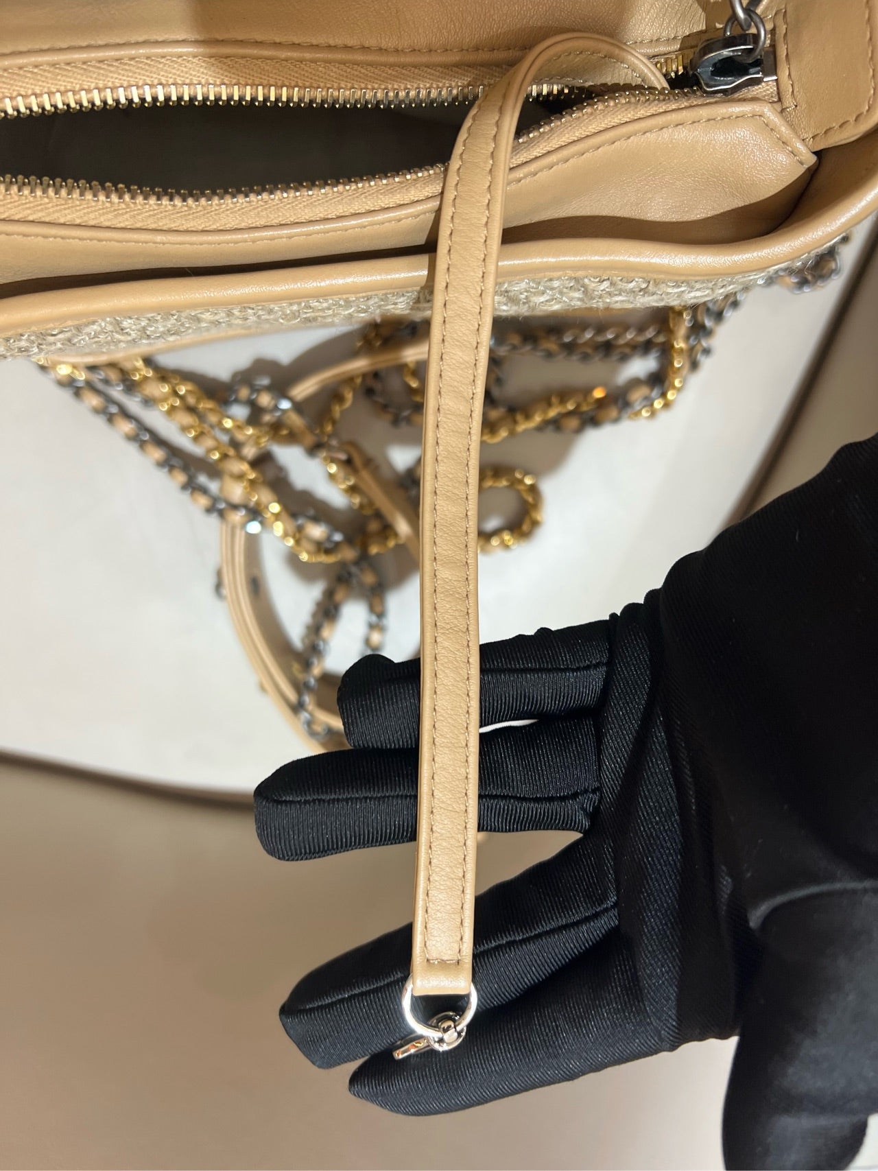 Chanel - Gabrielle - Tweed - Beige - (small)