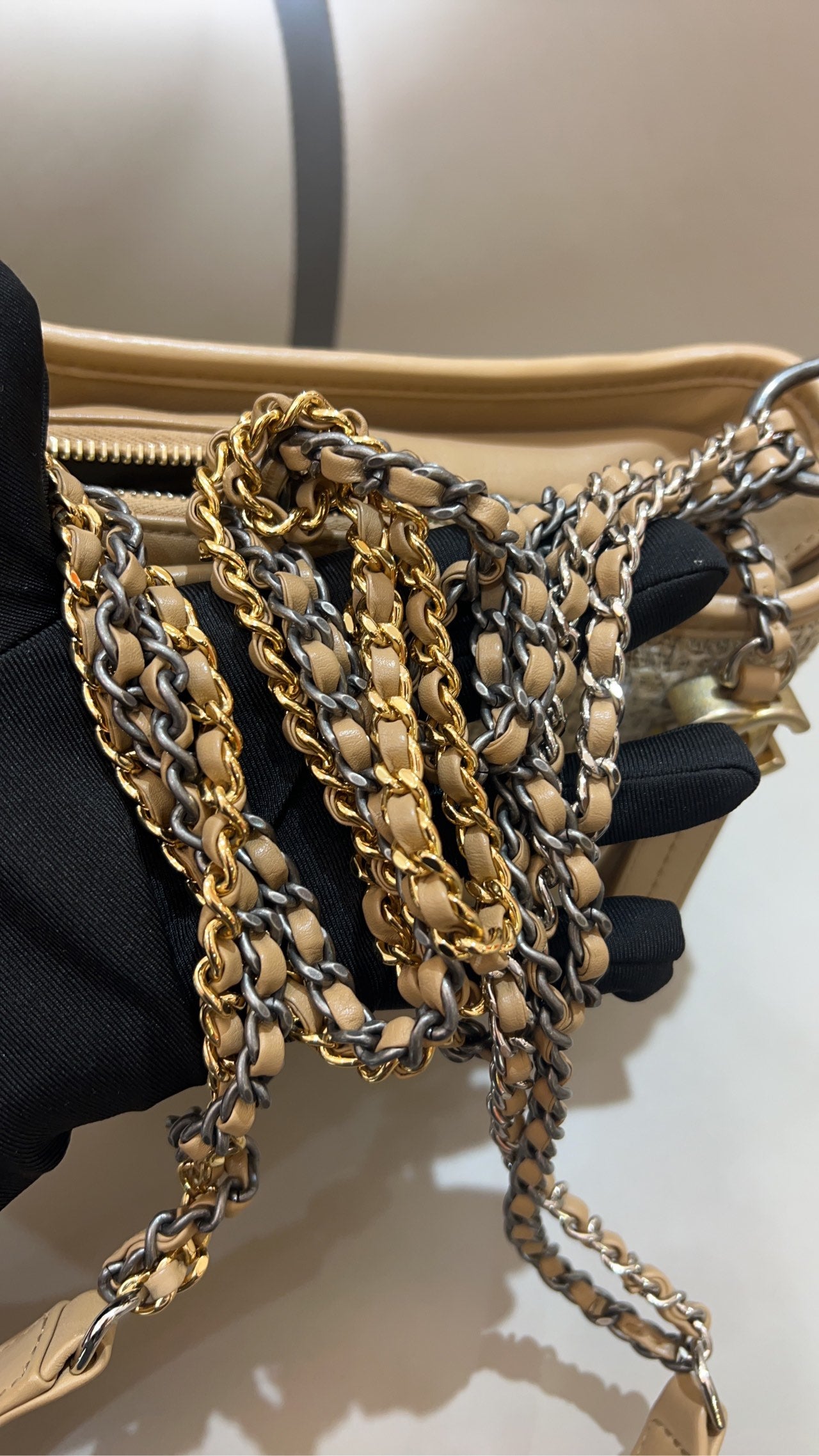 Chanel - Gabrielle - Tweed - Beige - (small)