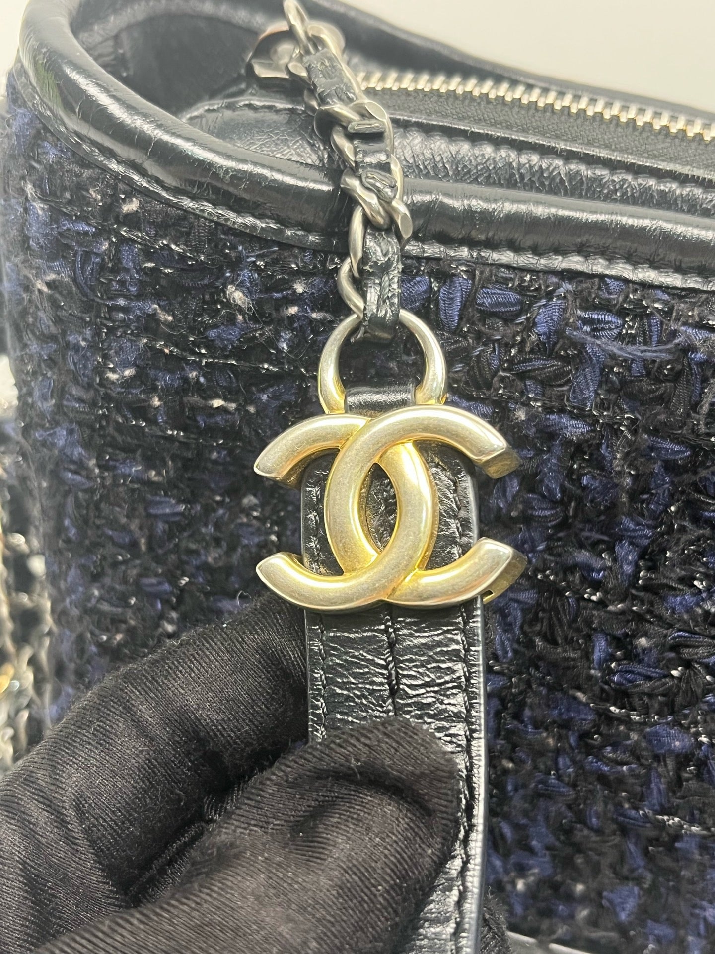 Chanel - Gabrielle - Tweed - Blue - (small)