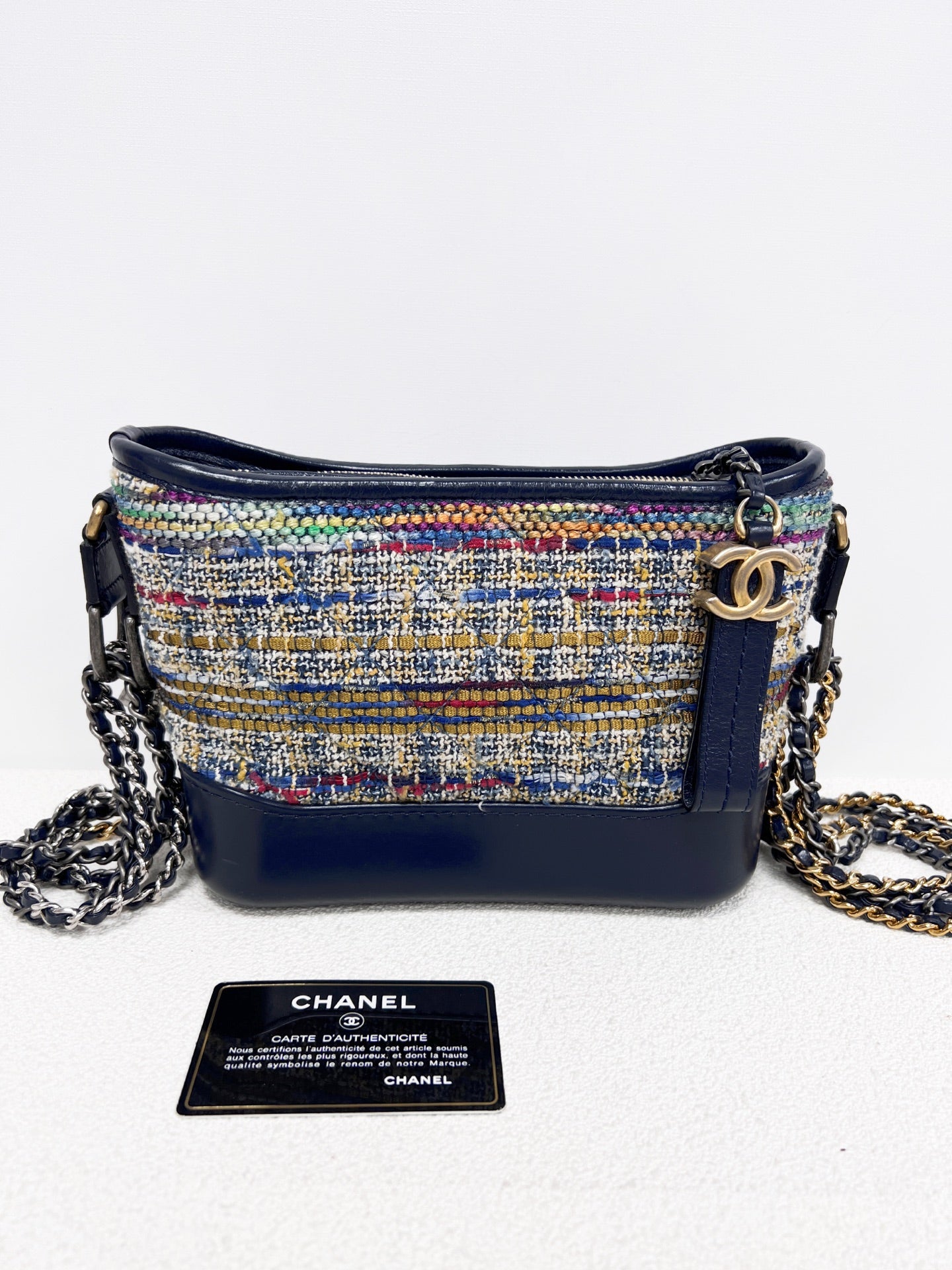 Chanel - Gabrielle - Tweed - Navy - (small)
