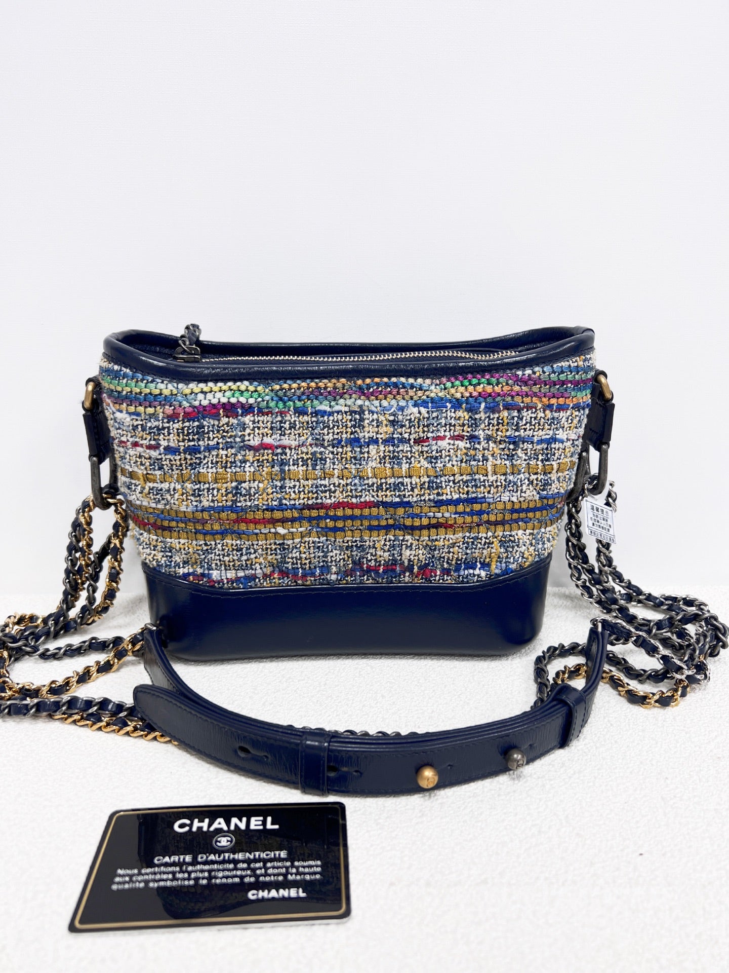 Chanel - Gabrielle - Tweed - Navy - (small)