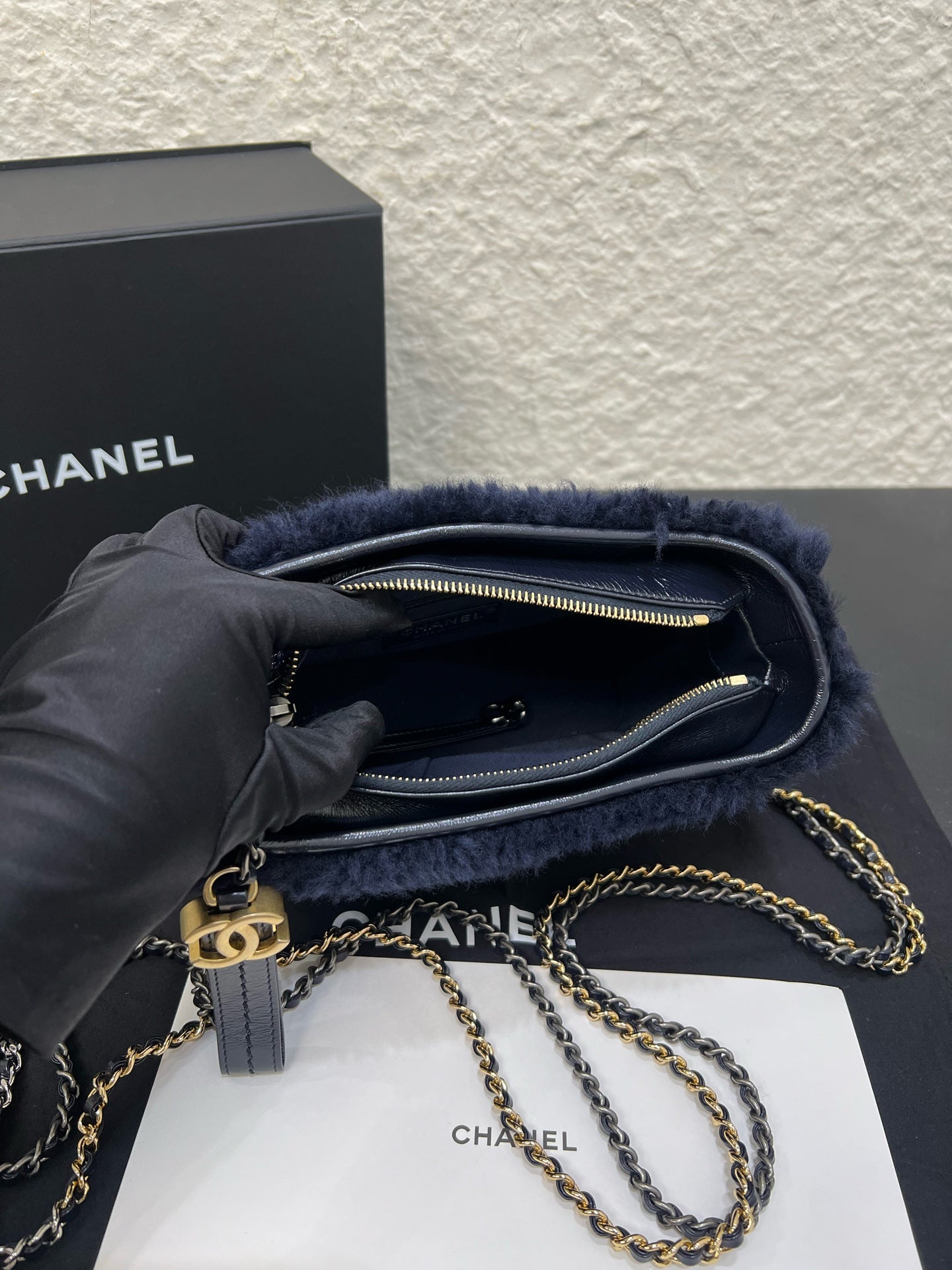 Chanel - Gabrielle - Wool - Navy - (small)