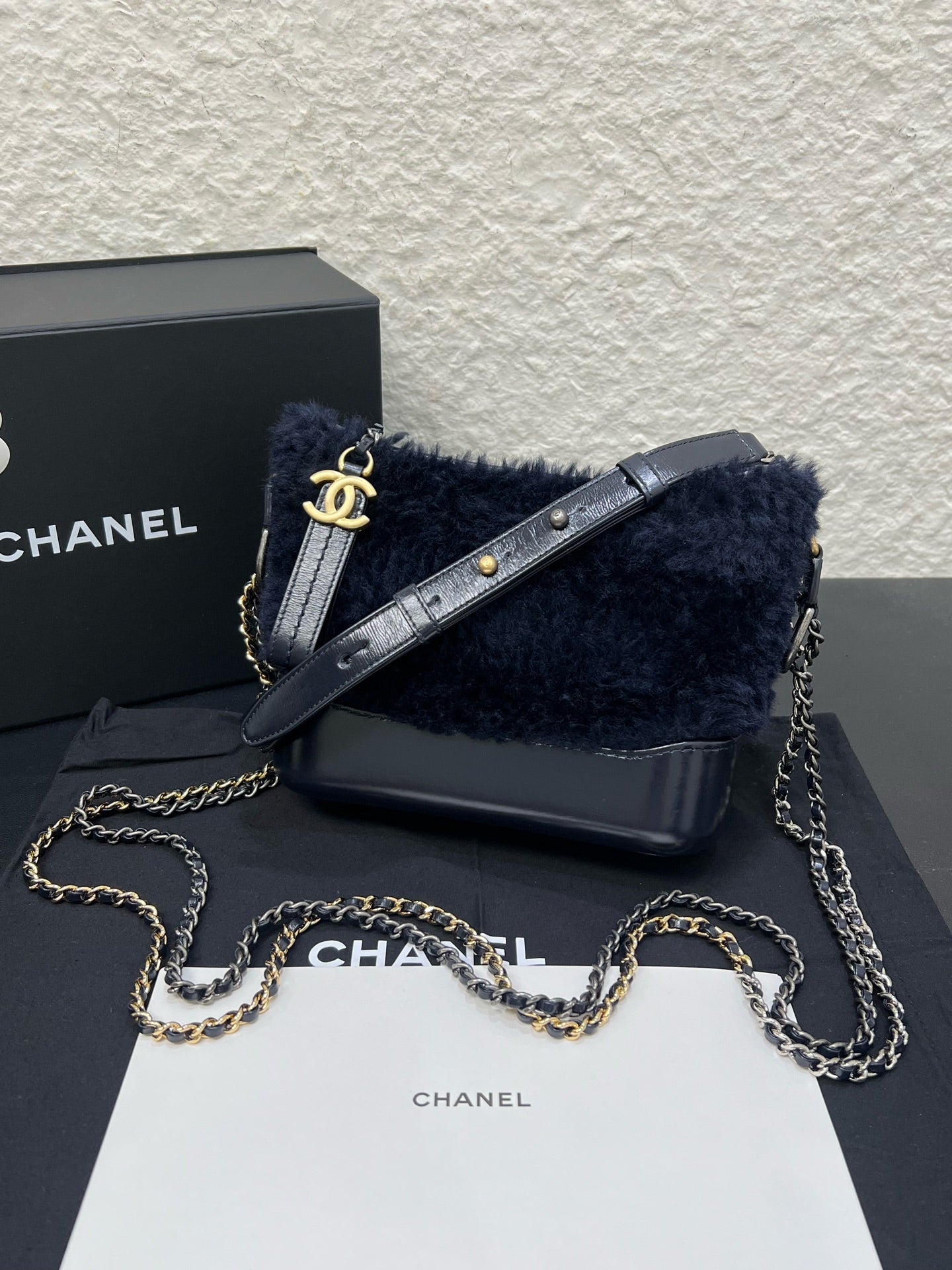 Chanel - Gabrielle - Wool - Navy - (small)