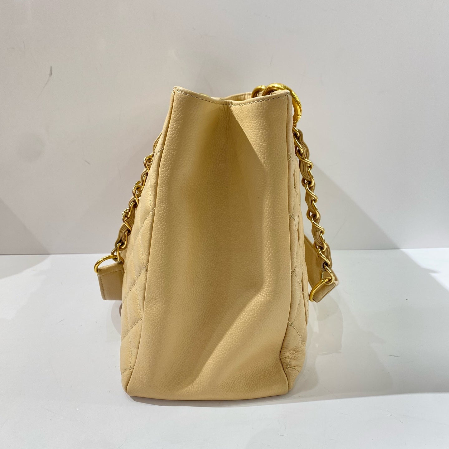 Chanel - Grand Shopping Tote (GST) - Caviar leather - Beige - (Large)