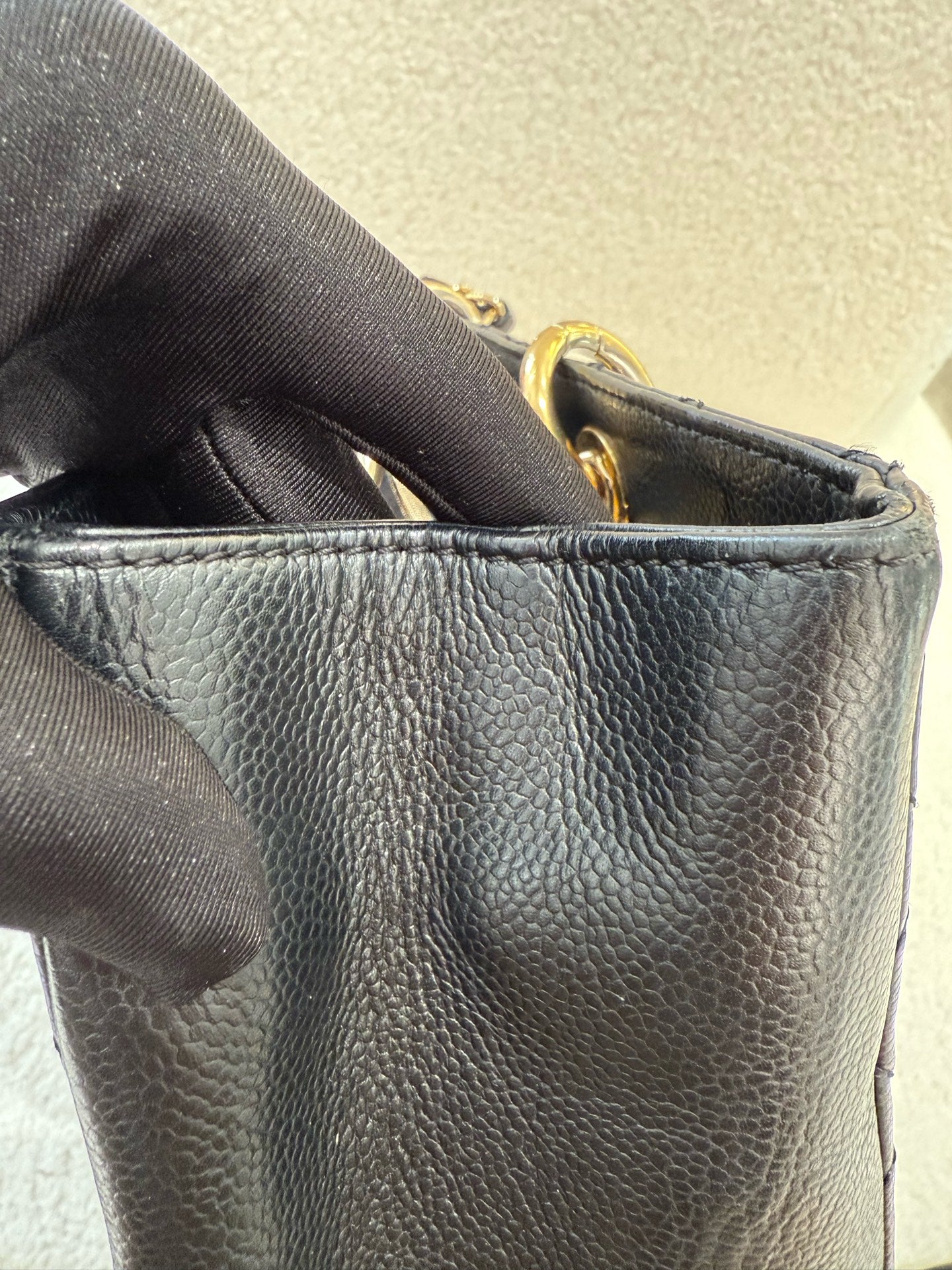Chanel - Grand Shopping Tote (GST) - Caviar leather - Black - (medium)