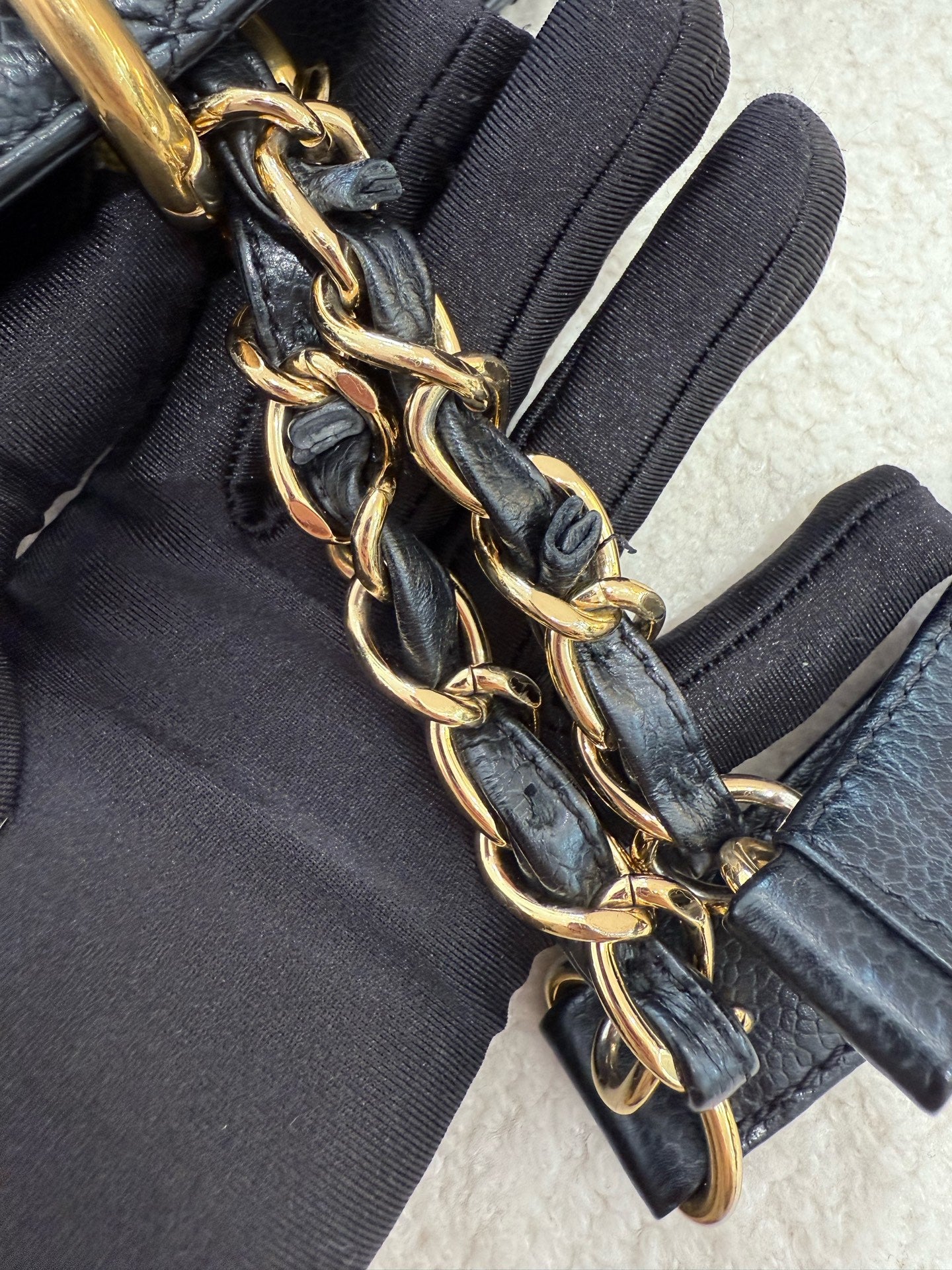 Chanel - Grand Shopping Tote (GST) - Caviar leather - Black - (medium)