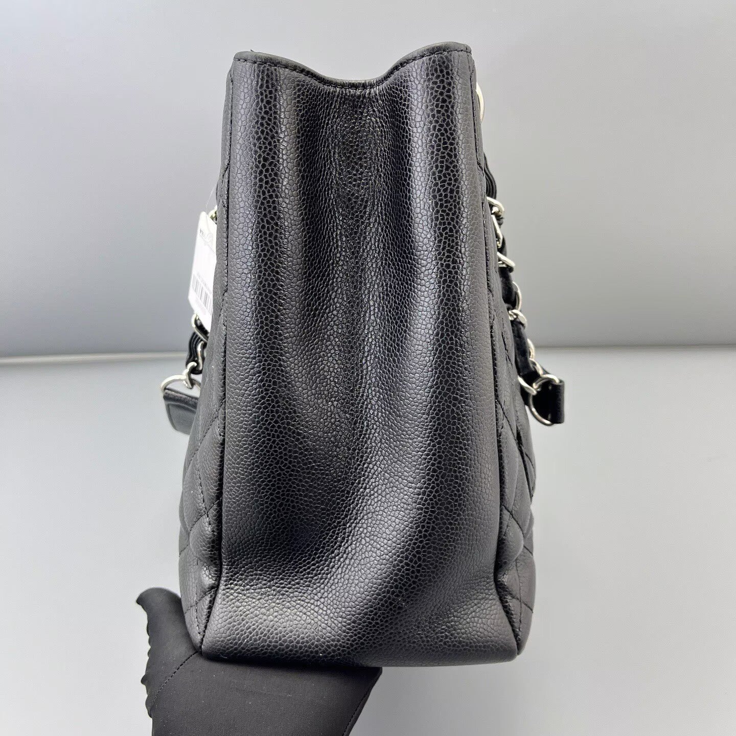 Chanel - Grand Shopping Tote (GST) - Caviar leather - Black with Silver-Tone Hardware - (Large)