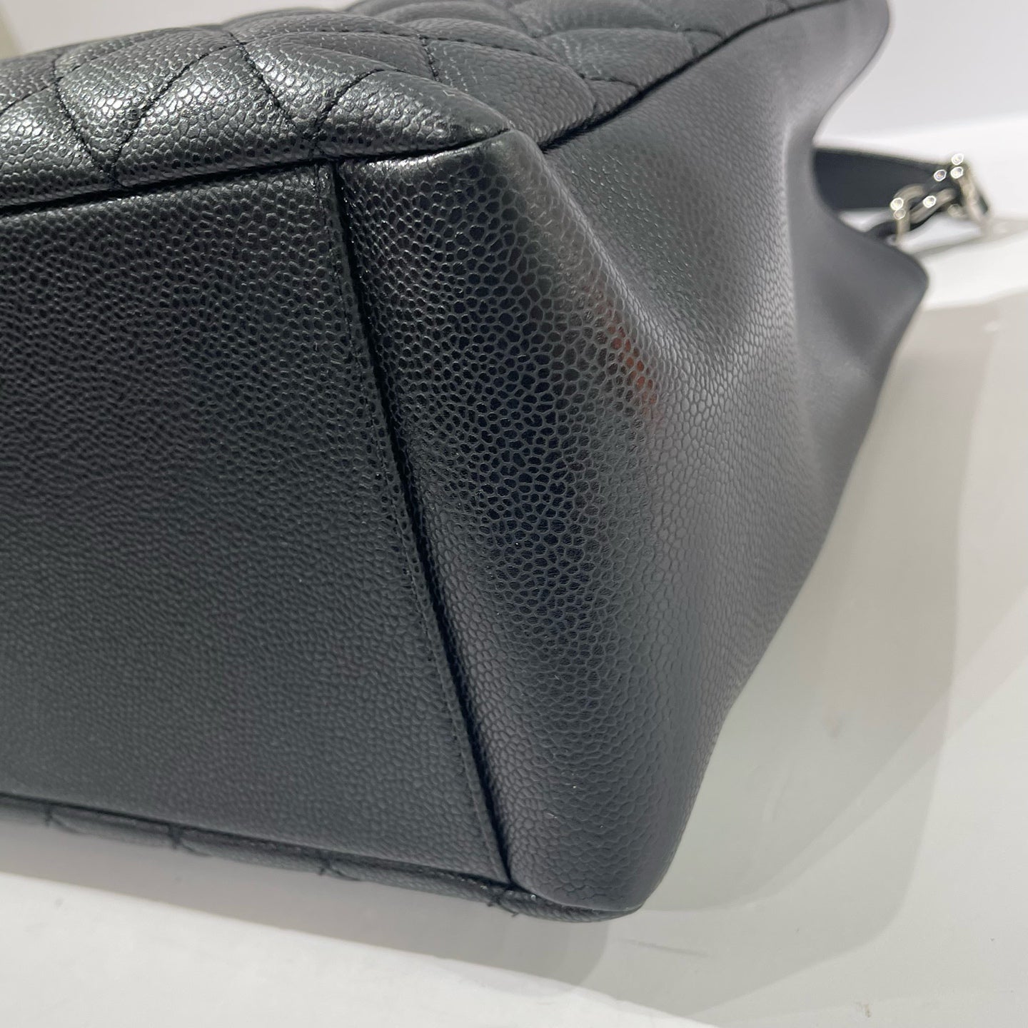 Chanel - Grand Shopping Tote (GST) - Caviar leather - Black with Silver-Tone Hardware - (large)