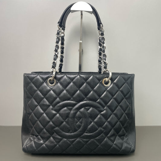 Chanel - Grand Shopping Tote (GST) - Leather - Black - (large)