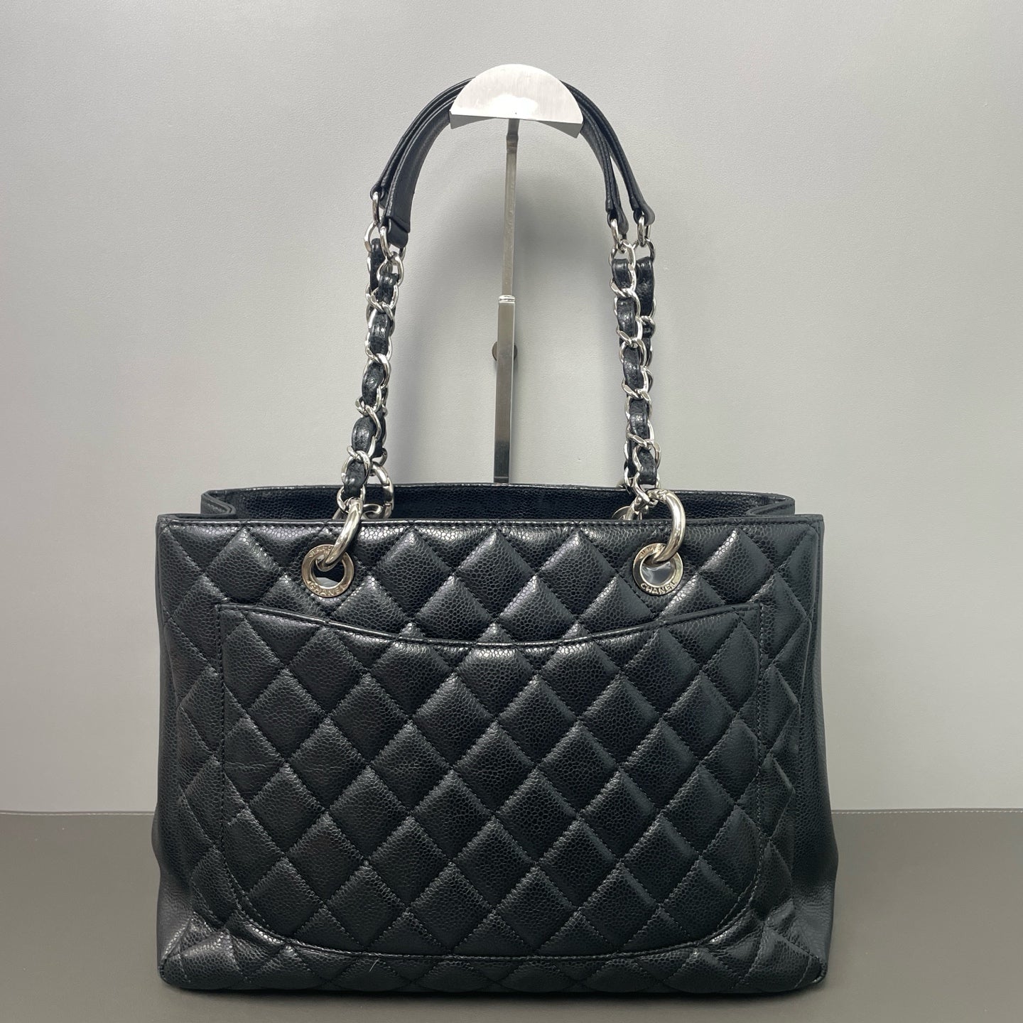 Chanel - Grand Shopping Tote (GST) - Leather - Black - (large)