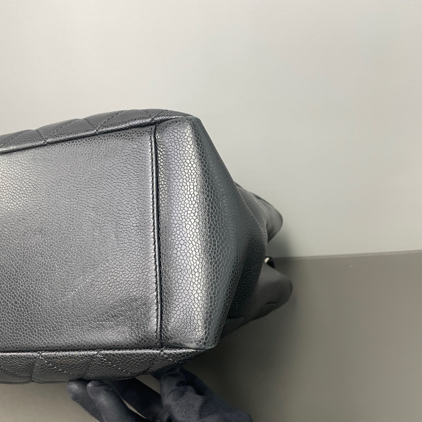 Chanel - Grand Shopping Tote (GST) - Leather - Black - (large)
