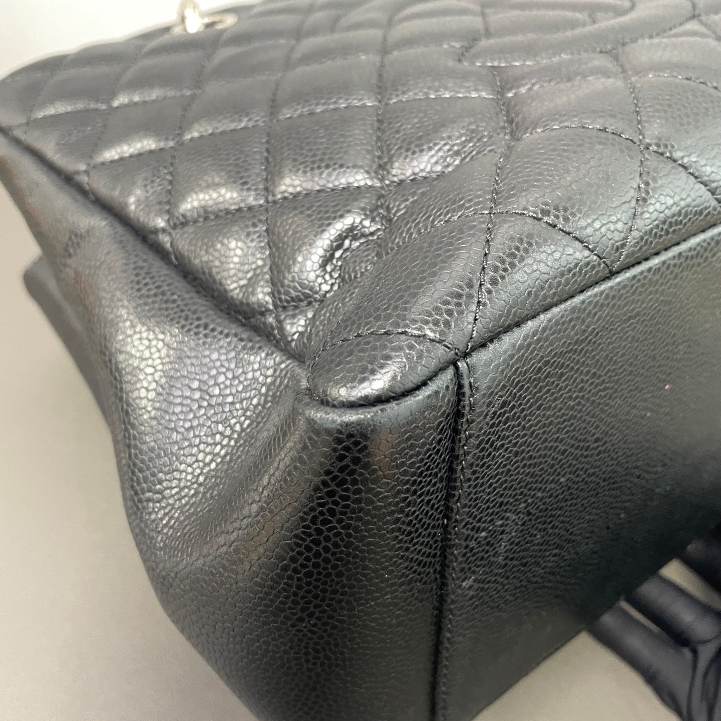 Chanel - Grand Shopping Tote (GST) - Leather - Black - (large)
