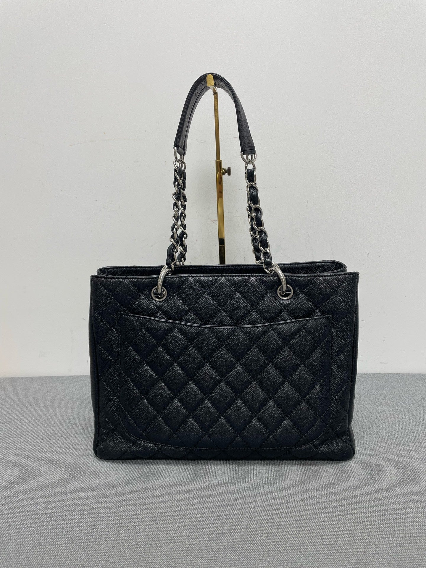 Chanel - Grand Shopping Tote (GST) - Leather - Black - (medium)