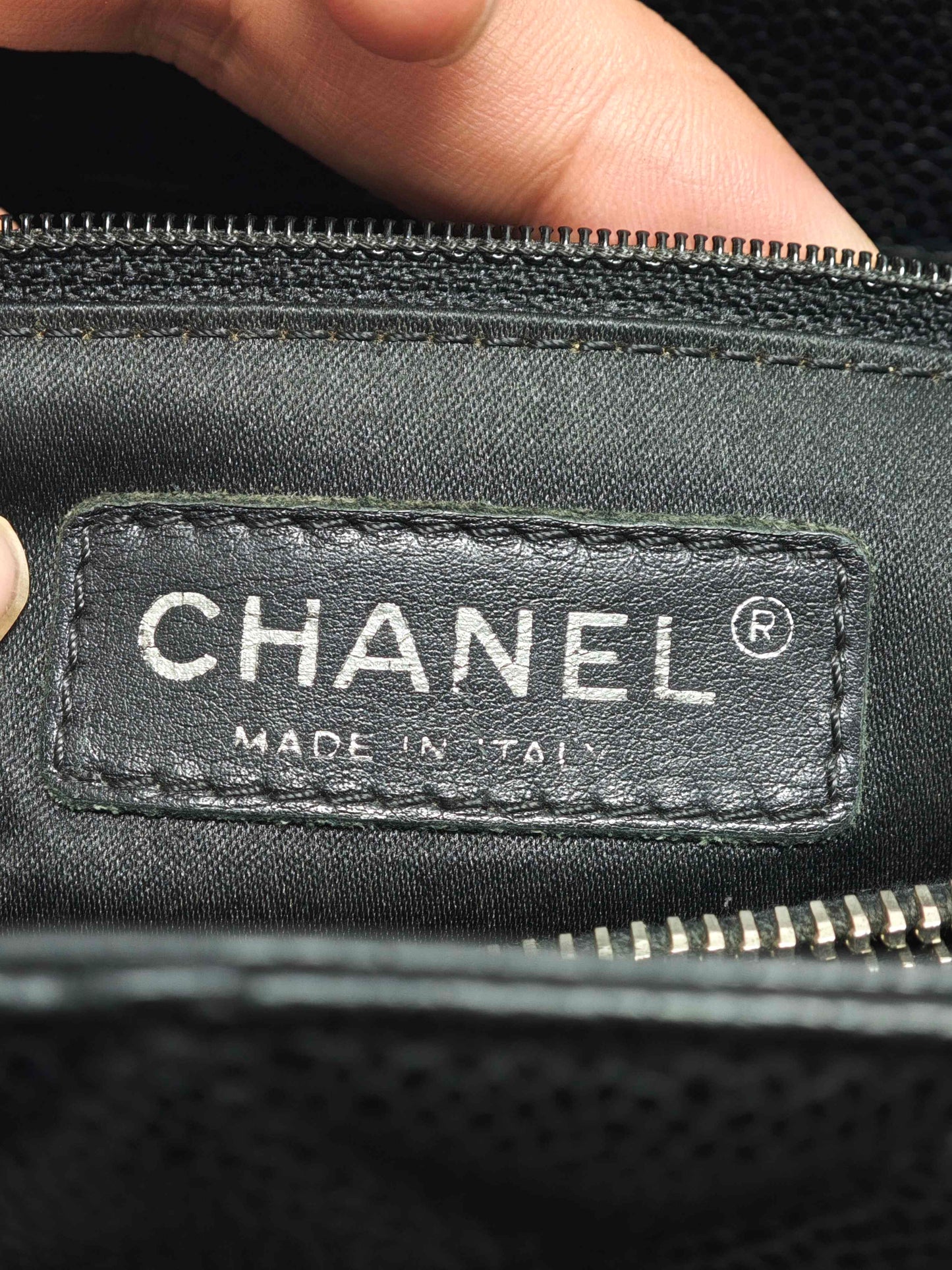 Chanel - Grand Shopping Tote (GST) - Leather - Black - (Other)