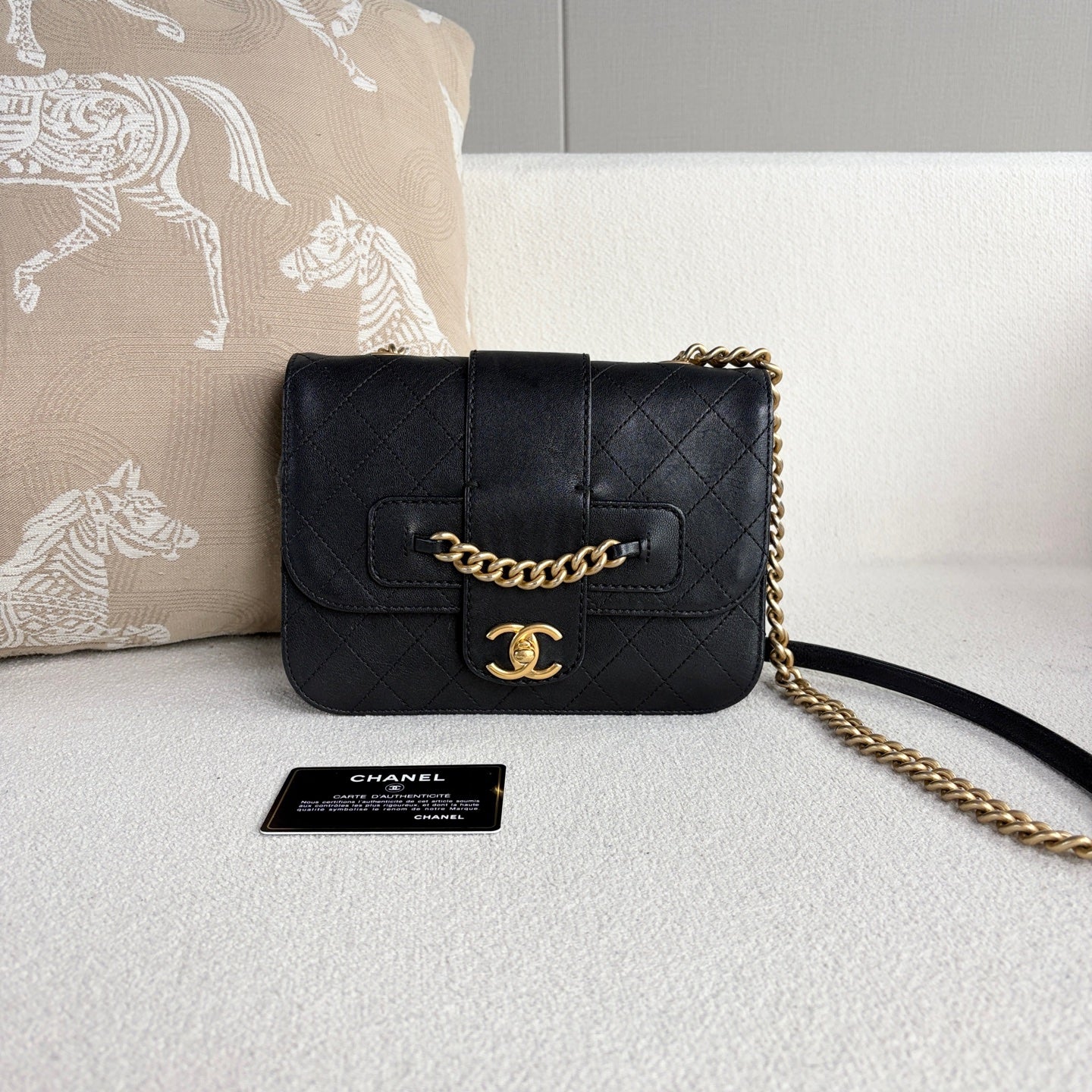 Chanel - Graphic Chic - Leather - Black - (mini)