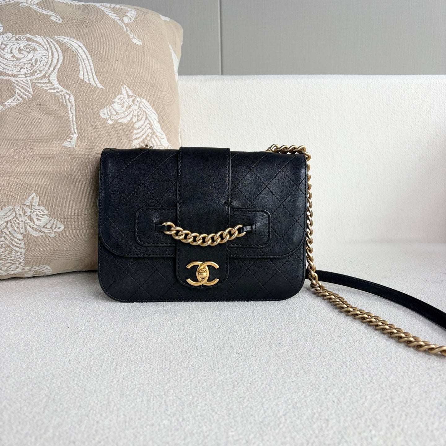 Chanel - Graphic Chic - Leather - Black - (mini)