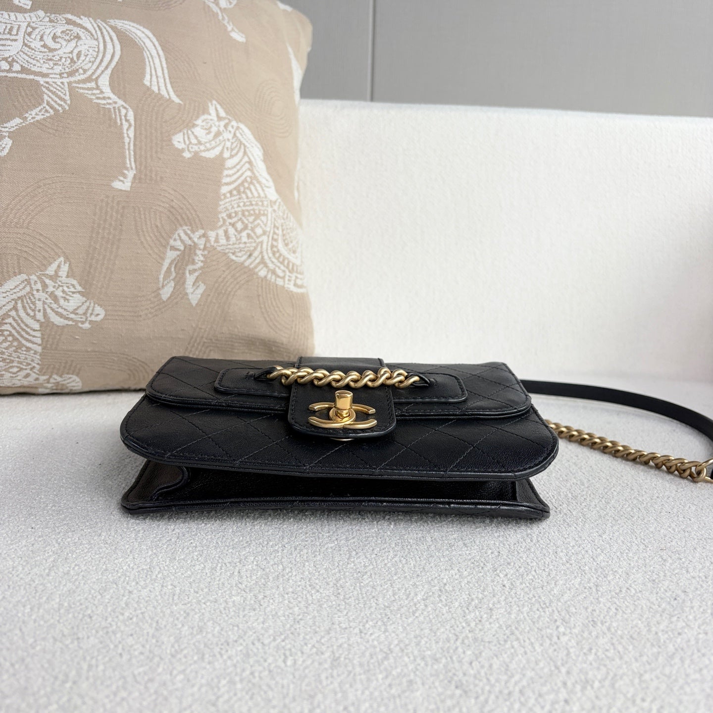 Chanel - Graphic Chic - Leather - Black - (mini)