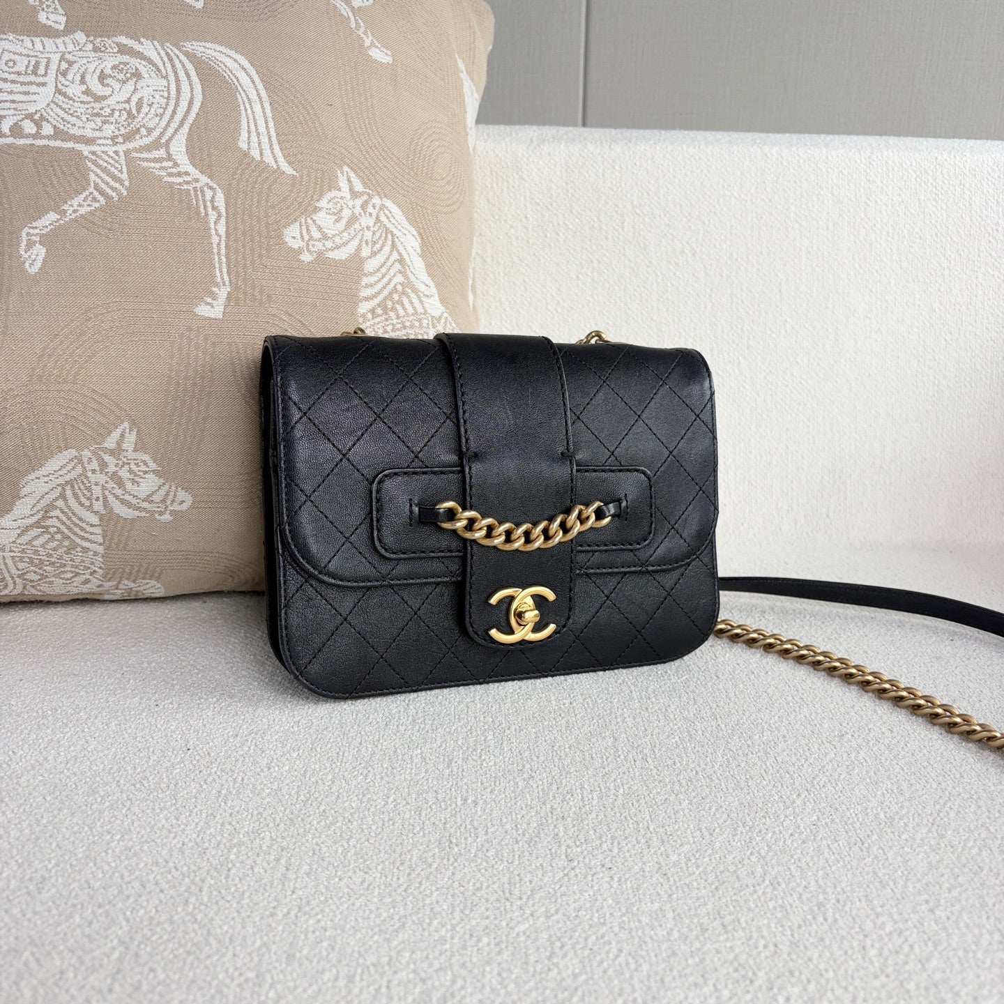 Chanel - Graphic Chic - Leather - Black - (mini)