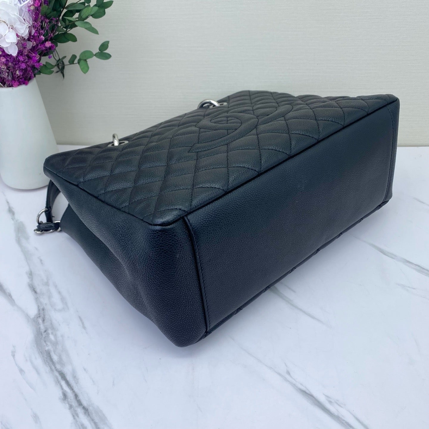 Chanel - GST (Grand Shopping Tote) - Caviar leather - Black with Silver-Tone Hardware - (large)