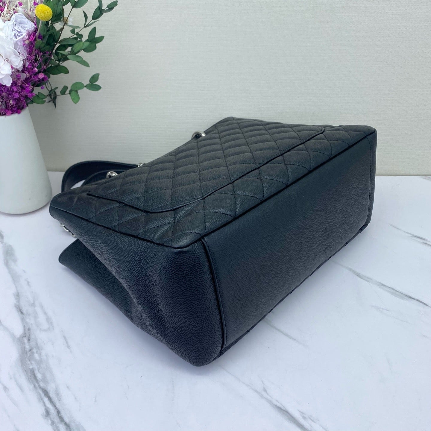Chanel - GST (Grand Shopping Tote) - Caviar leather - Black with Silver-Tone Hardware - (large)