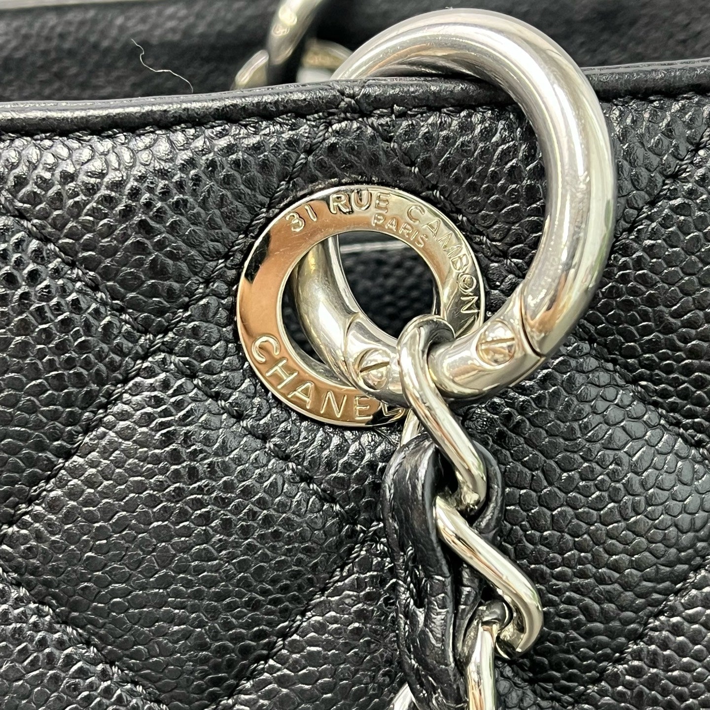Chanel - GST - Leather - Black - (Large)