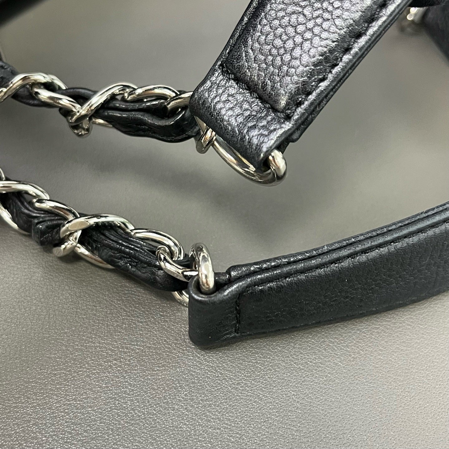 Chanel - GST - Leather - Black - (Large)