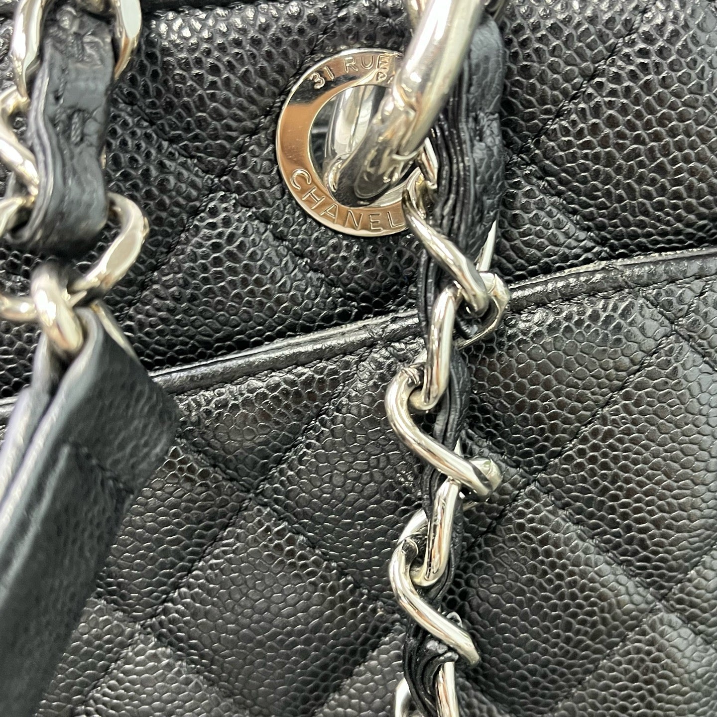 Chanel - GST - Leather - Black - (Large)