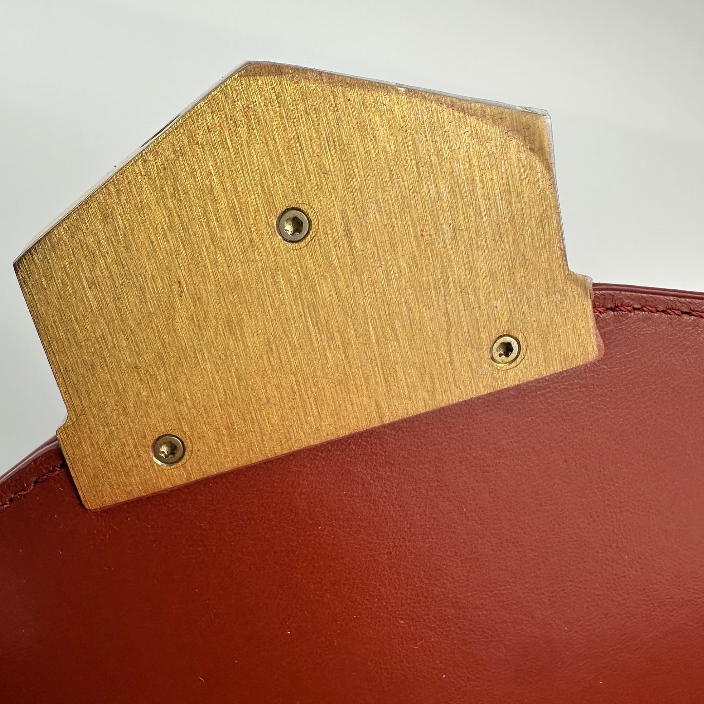 Chanel - Hamburg - Leather - Burgundy with Gold-Tone Hardware - (mini)