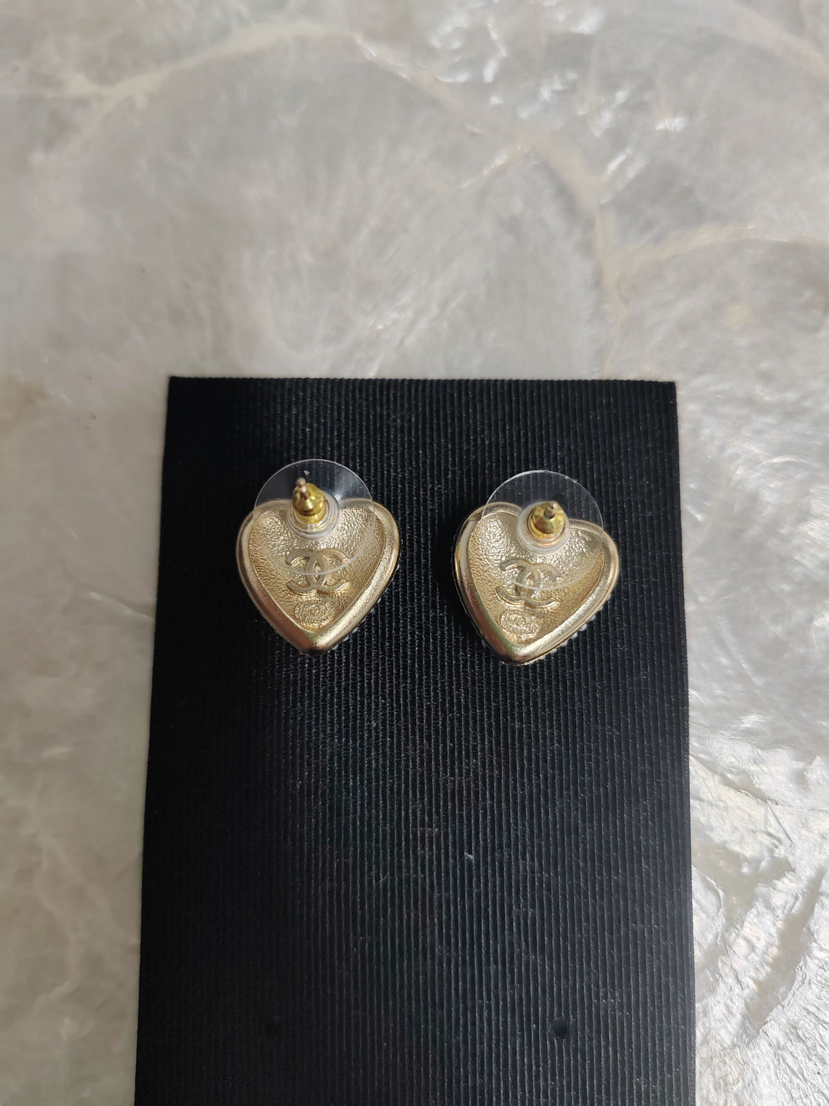 Chanel - Heart Double C - Crystal - Gold
