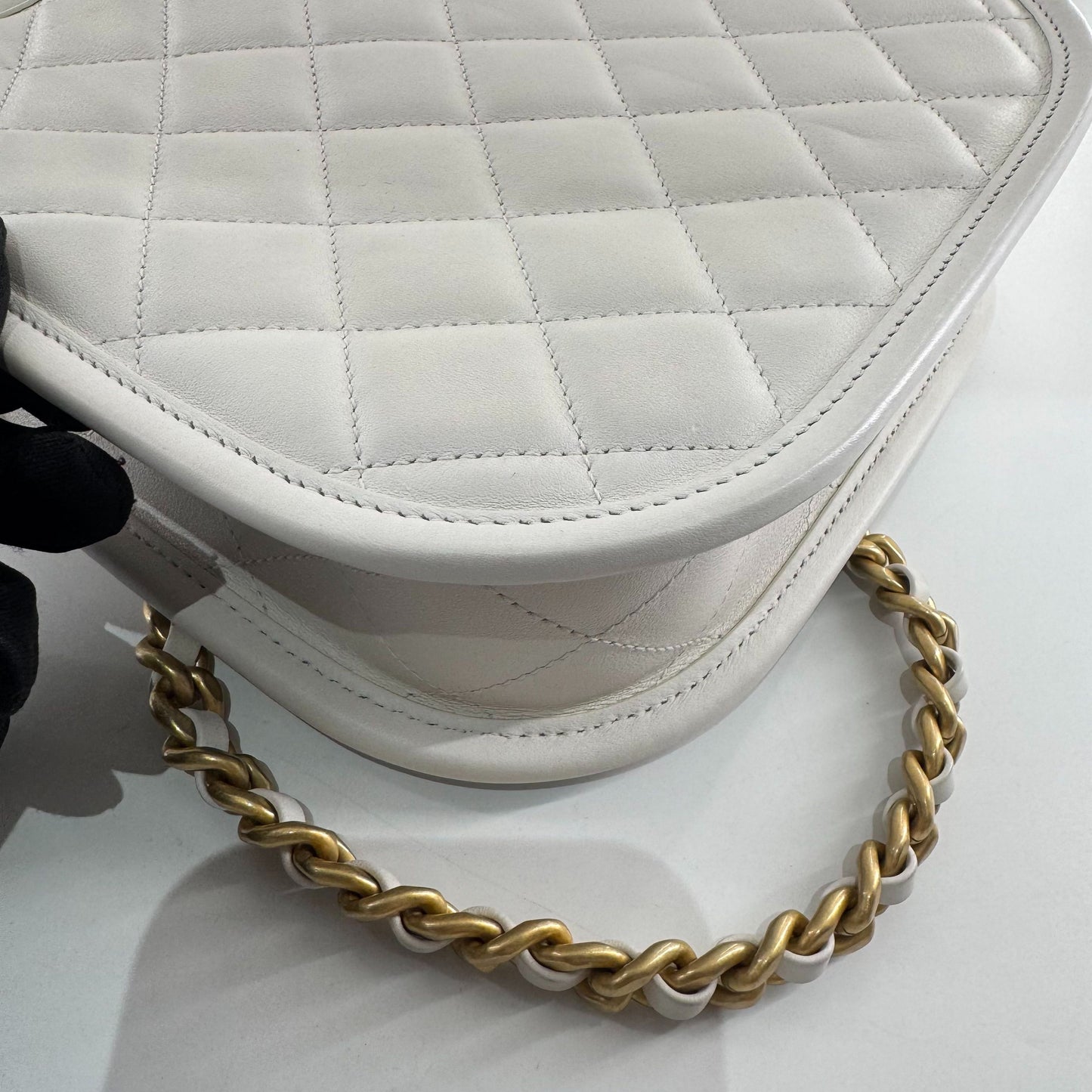 Chanel - Hobo Bag - Leather - White