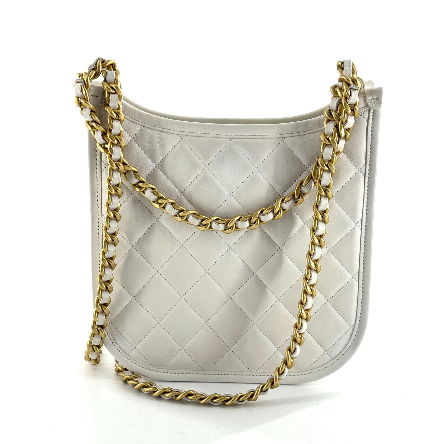 Chanel - Hobo Bag - Leather - White