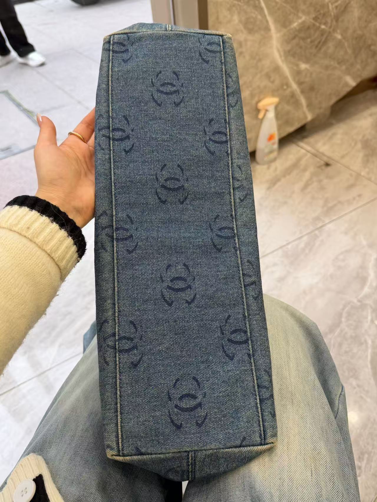 Chanel - Hobo Bag - Denim - Blue - (large)
