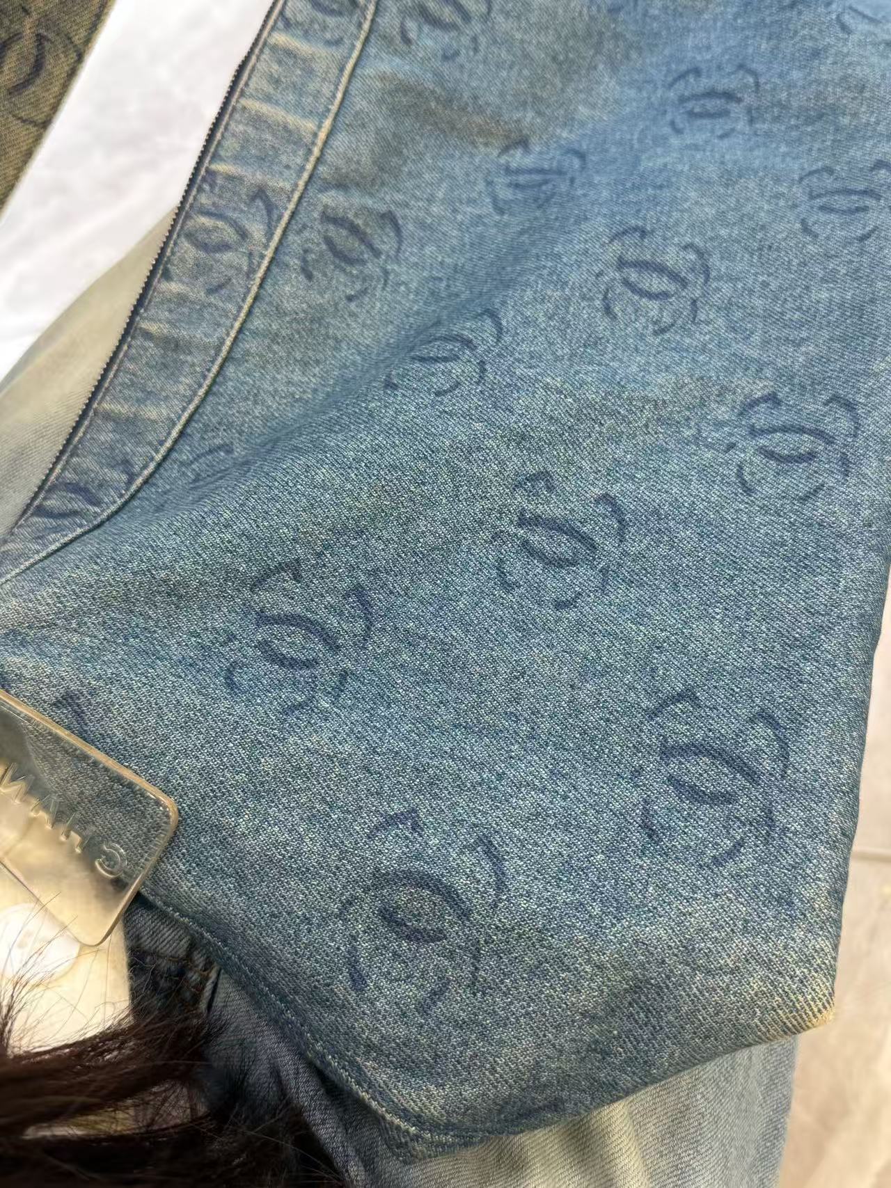 Chanel - Hobo Bag - Denim - Blue - (large)