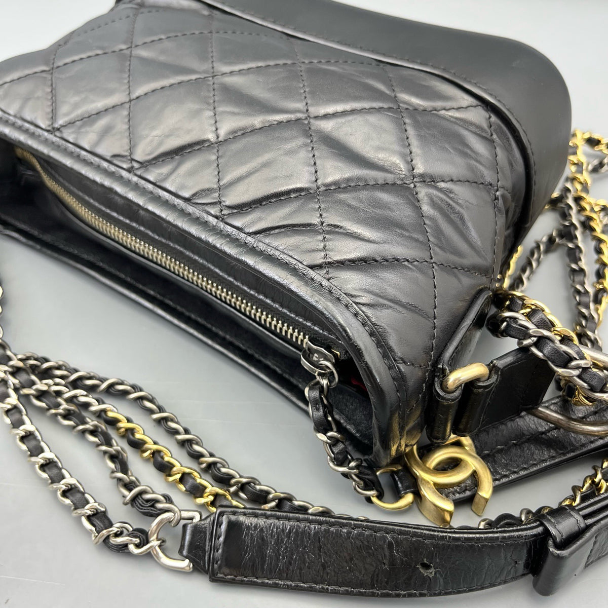 Chanel - Hobo - Leather - Black - (small)