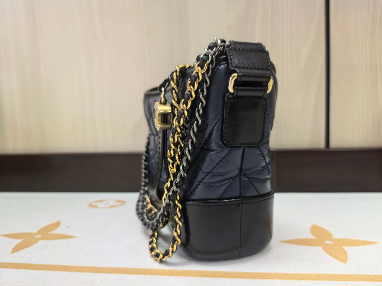 Chanel - Hobo - Leather - Blue - (Small)