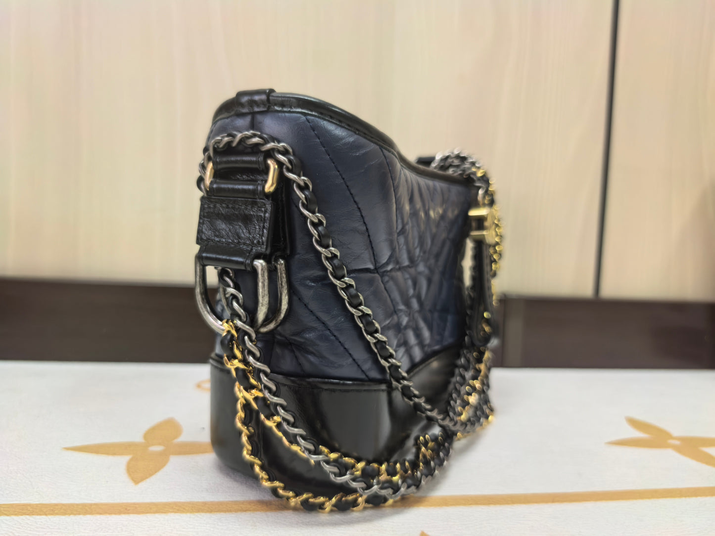 Chanel - Hobo - Leather - Blue - (Small)
