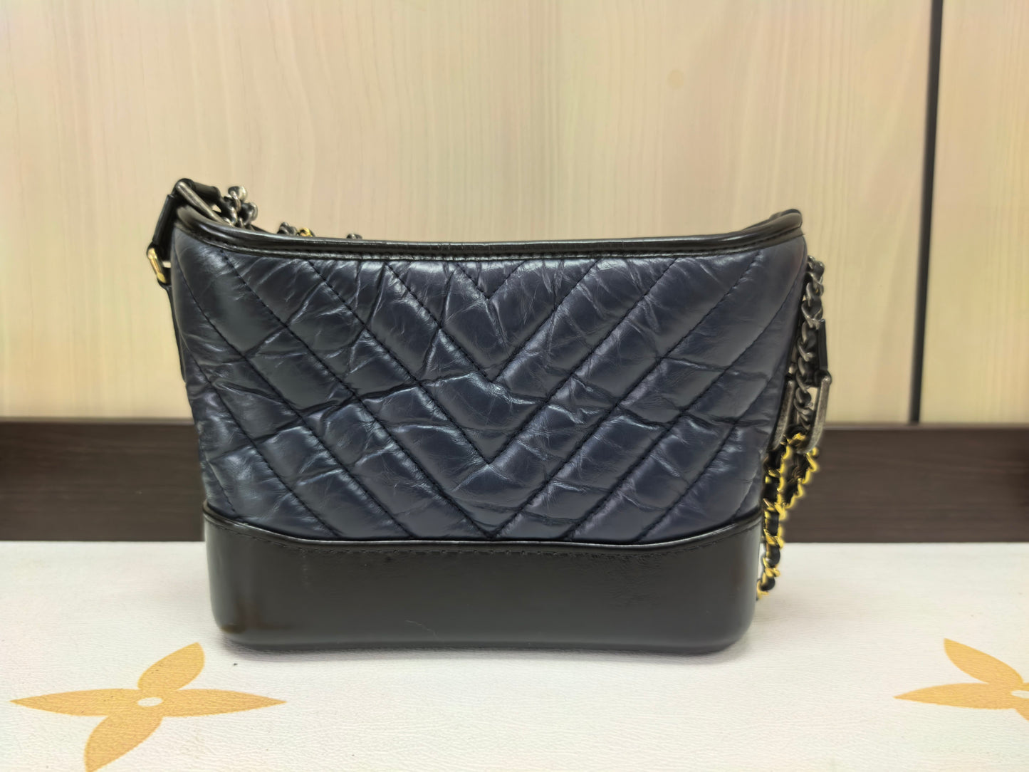 Chanel - Hobo - Leather - Blue - (Small)
