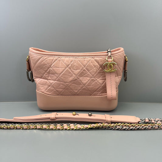 Chanel - Hobo - Leather - Pink - (small)