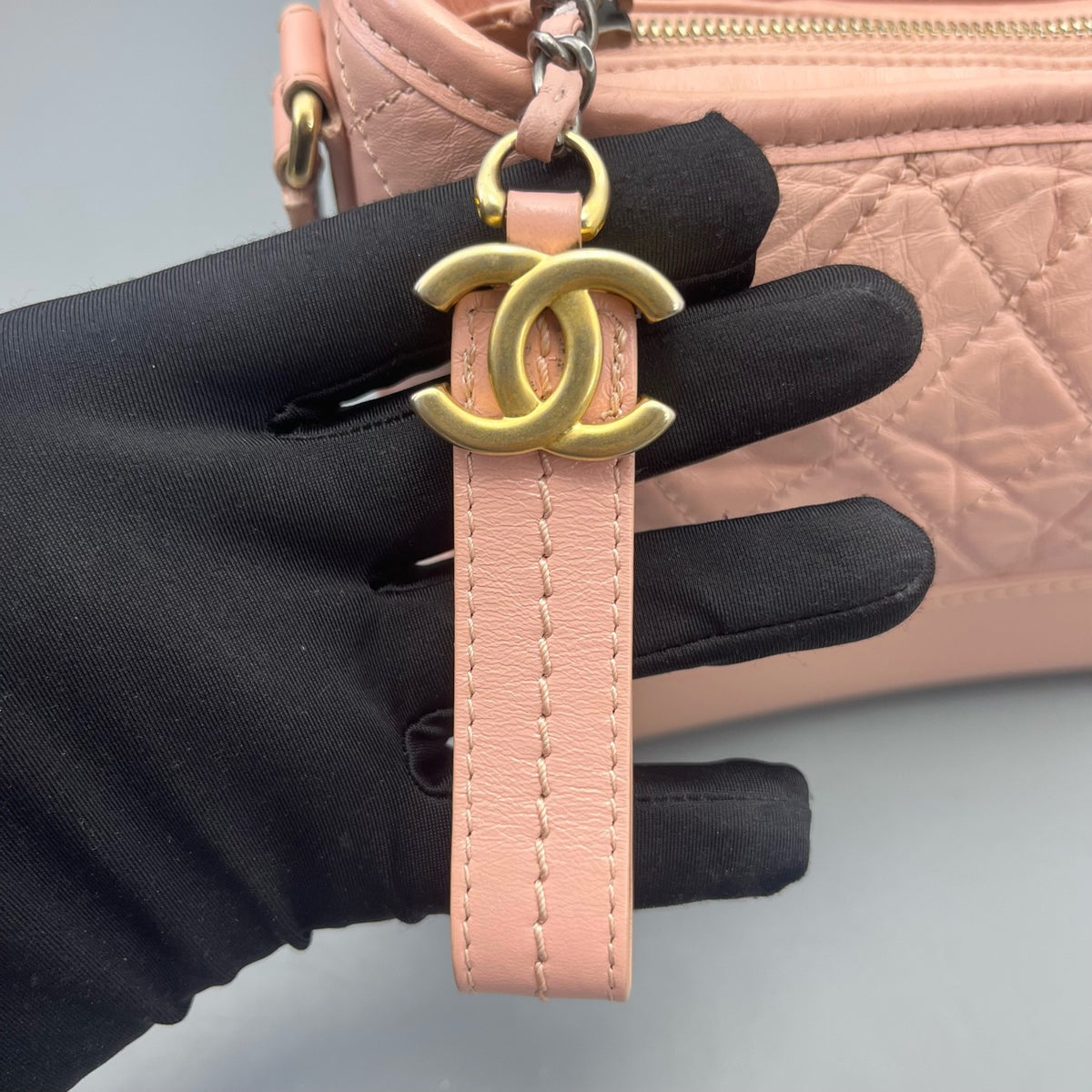 Chanel - Hobo - Leather - Pink - (small)