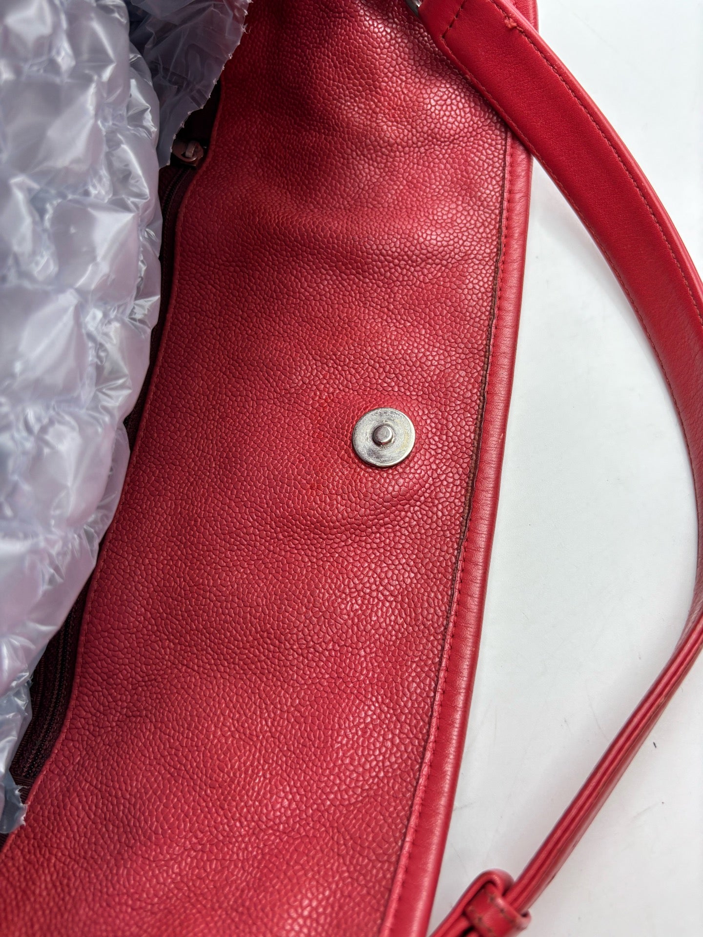 Chanel - Hobo - Leather - Red - (large)
