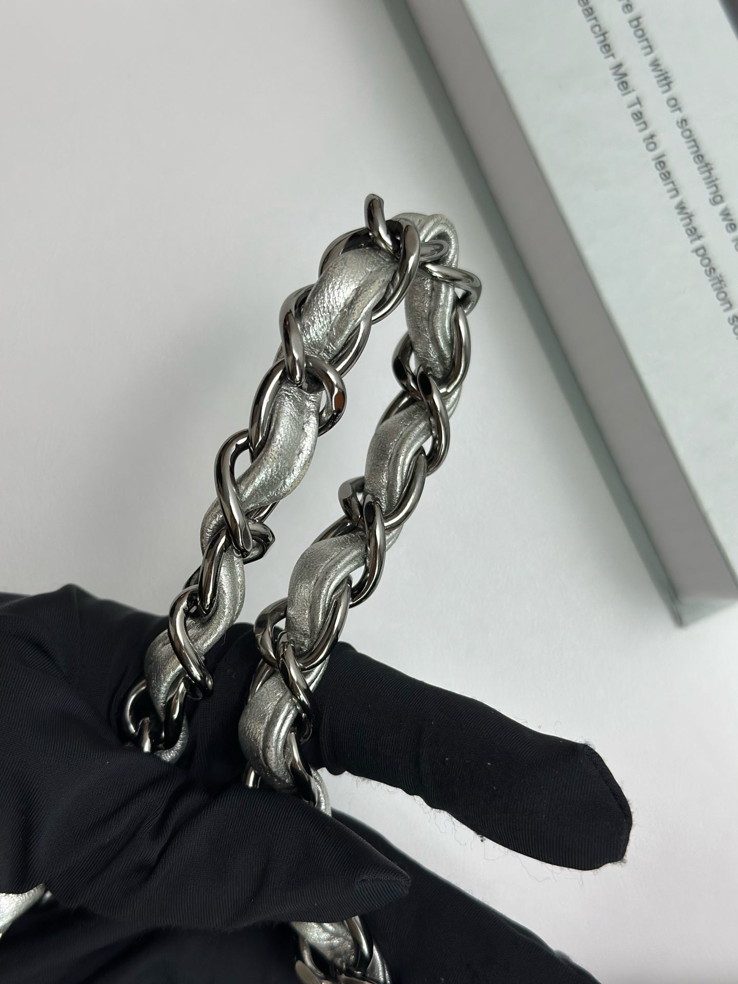 Chanel - Ice Cube - Leather - Silver - (Small)