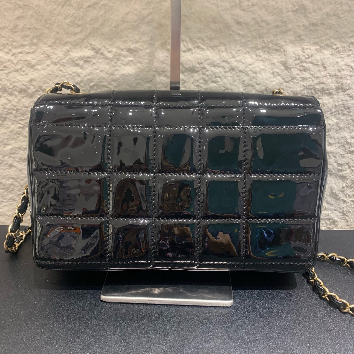 Chanel - Ice Cube - Patent leather - Black - (medium)