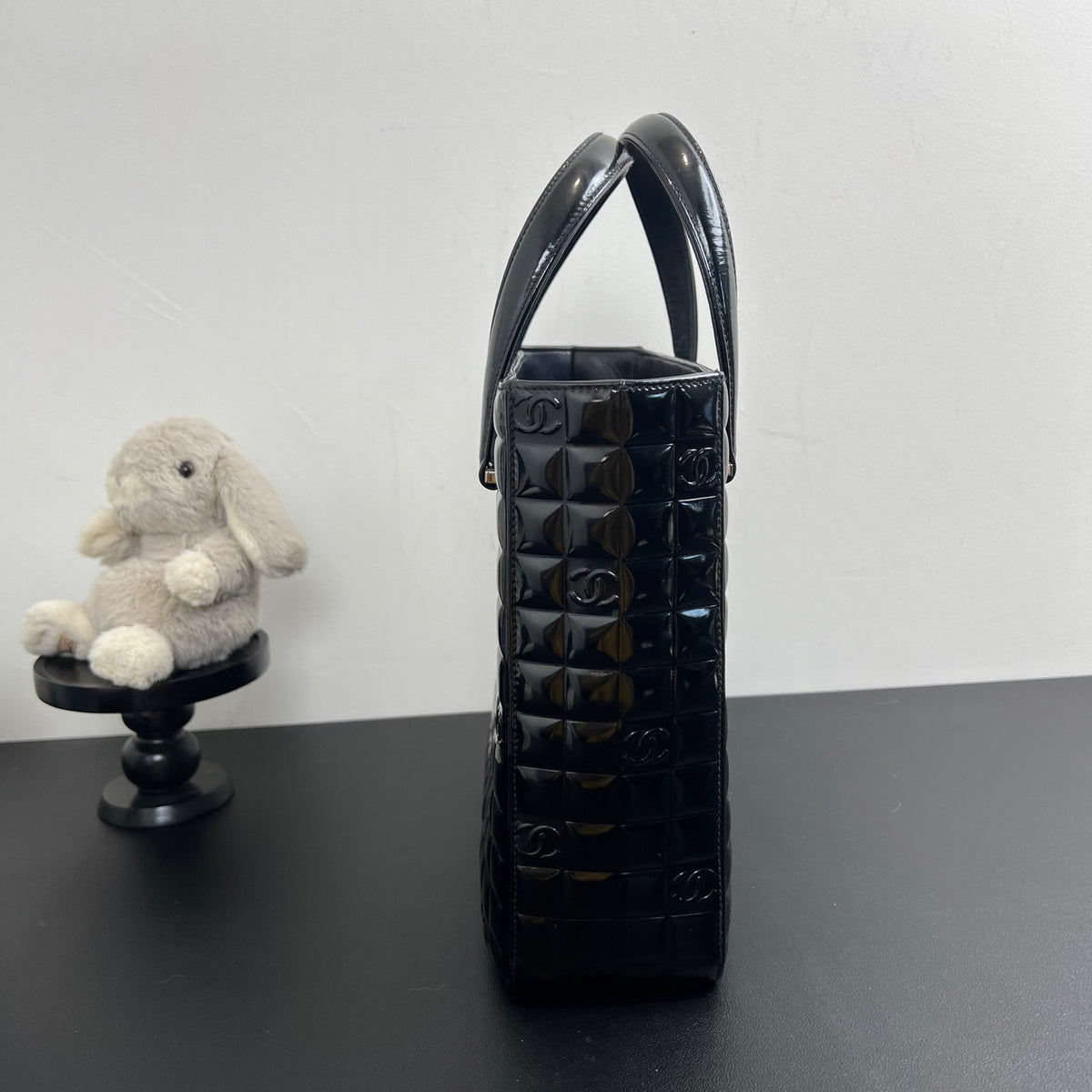 Chanel - Ice Cube - Patent leather - Black - (small)