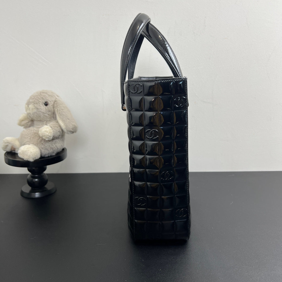 Chanel - Ice Cube - Patent leather - Black - (small)