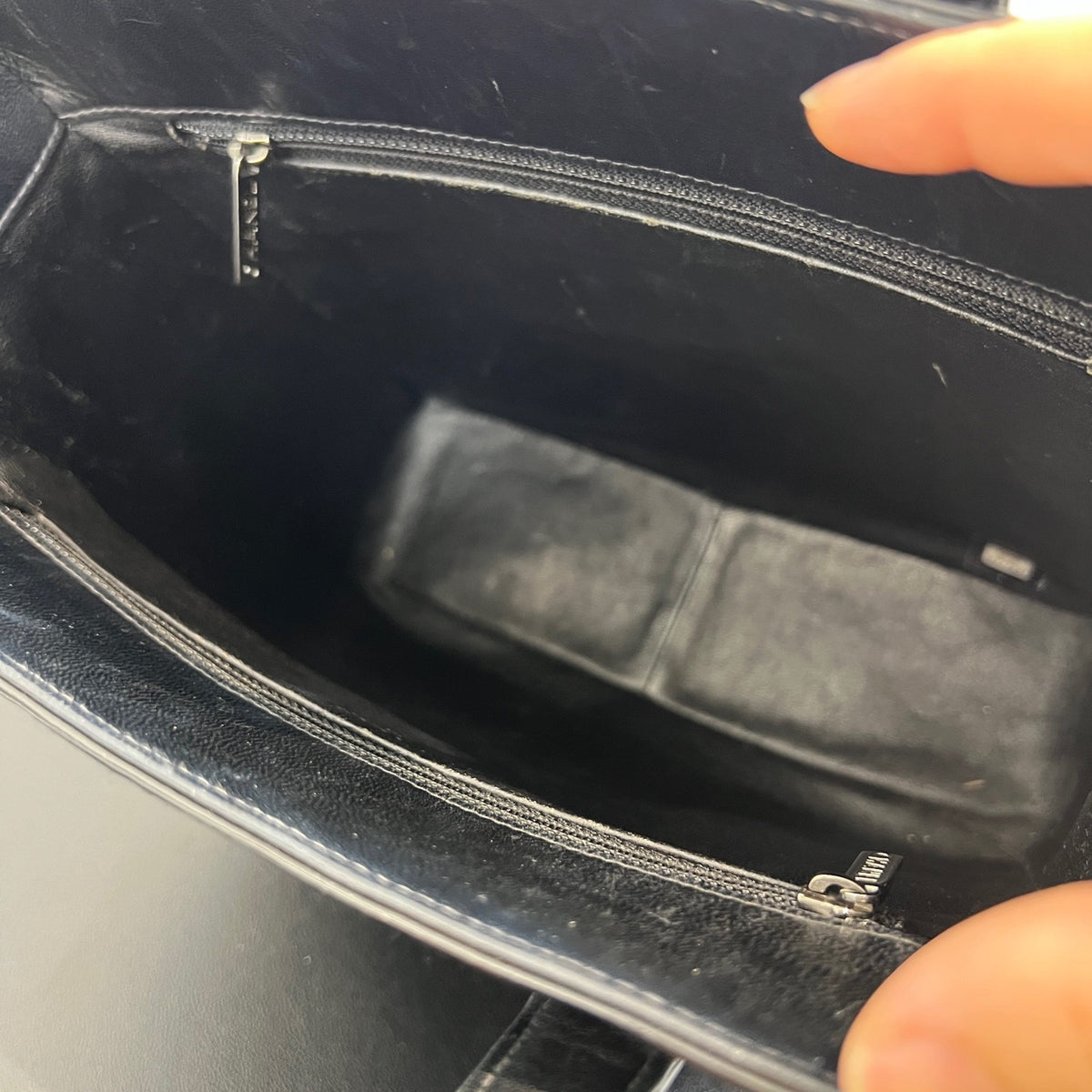 Chanel - Ice Cube - Patent leather - Black - (small)