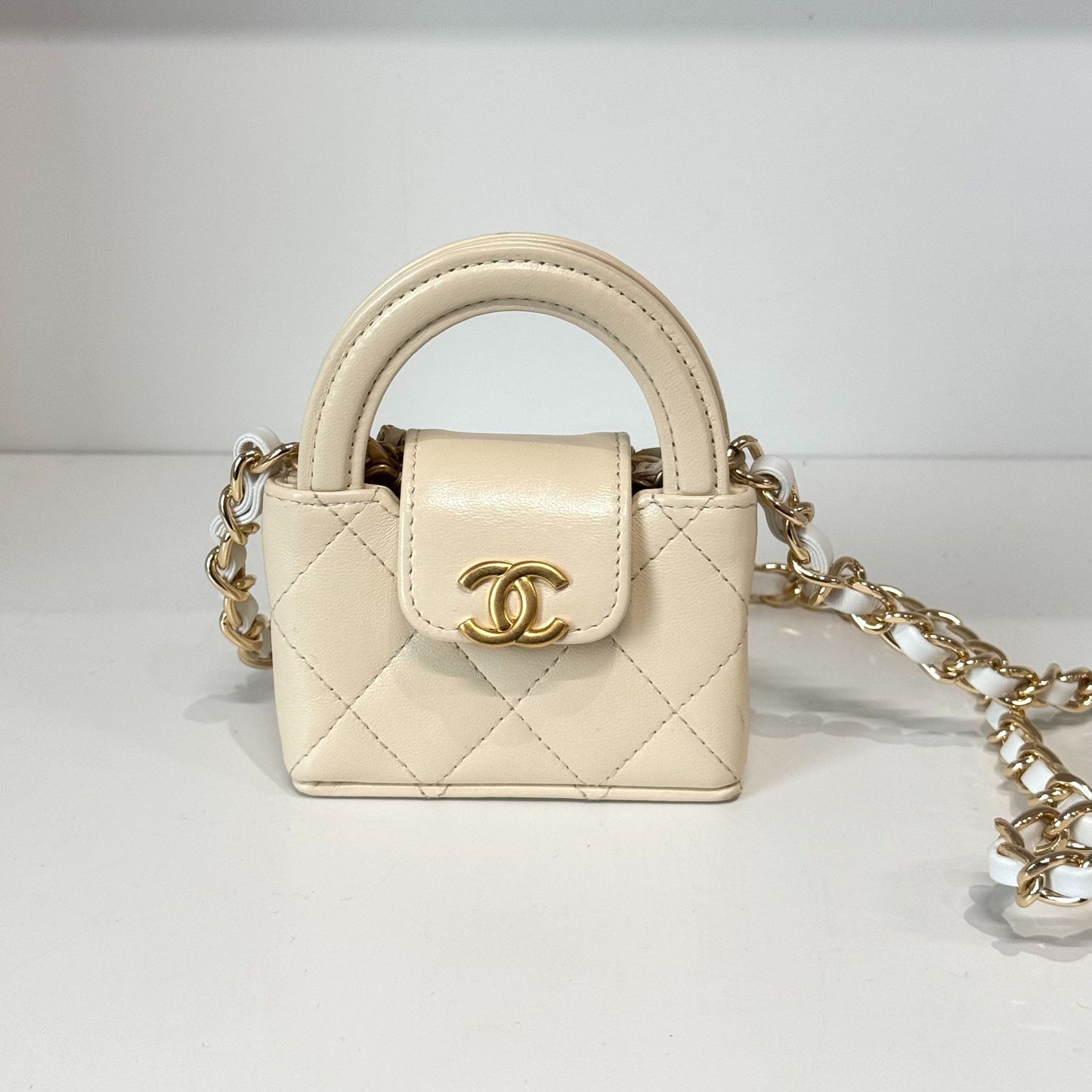 Chanel - Kelly Mini - Leather - Beige