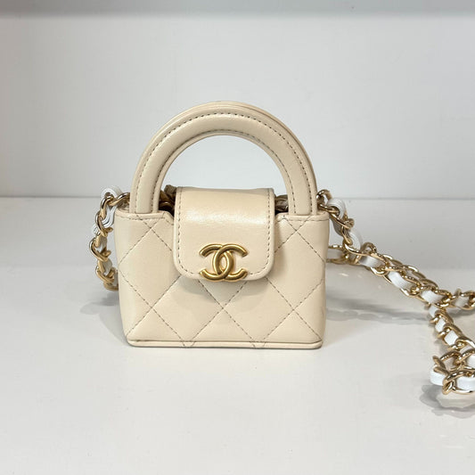 Chanel - Kelly Mini - Leather - Beige