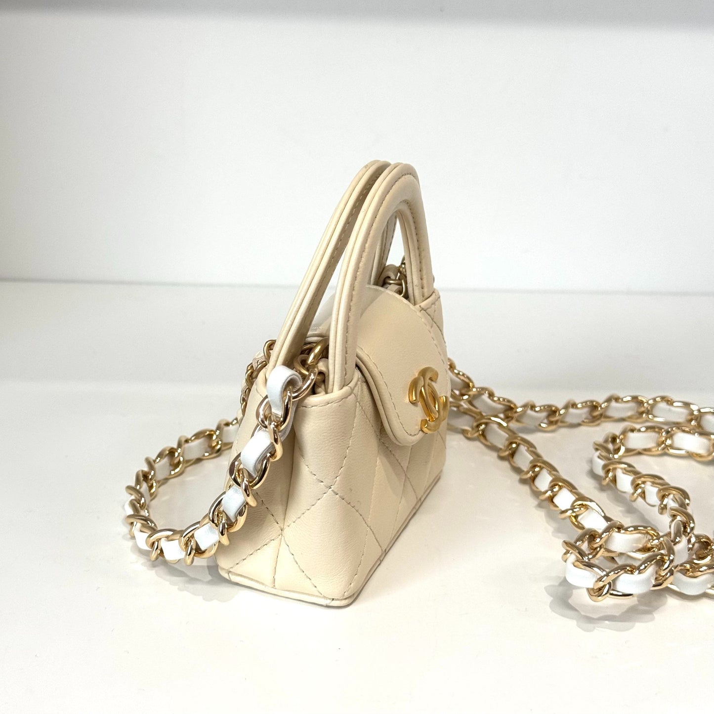 Chanel - Kelly Mini - Leather - Beige
